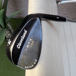 Cleveland RTX 588 Rotex 2.0 Black 54°-10 Sand Wedge w/Dynamic Gold Shaft and Golf Pride Grip