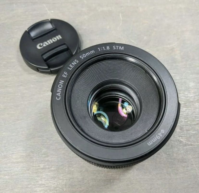 Canon stm 1.8 lens.