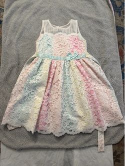 Colorful girls dress size 5