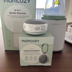 Momcozy Portable Sound Machine & Bottle Warmer - Sage Green