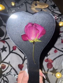 pressed flower paddle