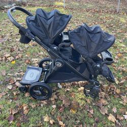 Baby Jogger City Select Double Stroller - Glider Board  - 2 Seats - Quick Fold