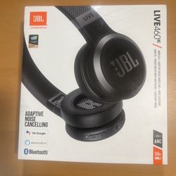 JBL Live 460NC - Wireless On-Ear Noise Cancelling Headphones with Long Battery Life and Voice Assist