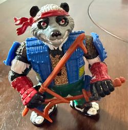 Panda Khan Teenage Mutant Ninja Turtle TMNT 1990 Playmates Vintage Figure