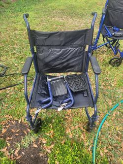 Wheelchair With Footrests