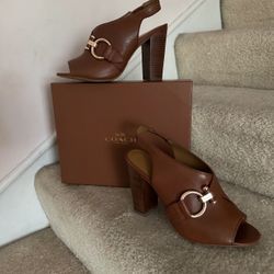 Coach Semi Matte Calf Heels
