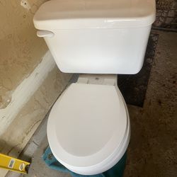Bathroom Toilet And Medicine Cabinet 