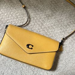 Coach yellow purse