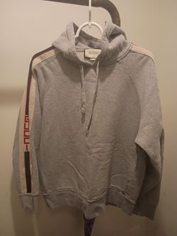 Grey Designer Logo Hoodie