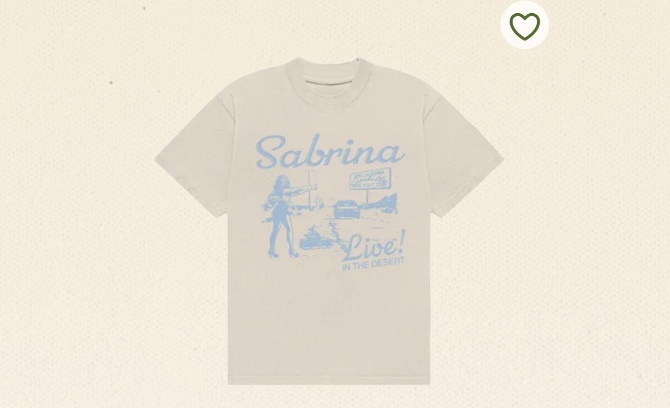 Sabrina Carpenter Coachella 2026 T-Shirt (Medium)