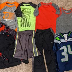 Boys Size 5/6 Athletic Clothing & Seahawks Jersey