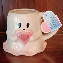 Valentines Female Ghost,  Heart.