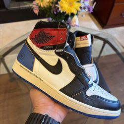 Air Jordan 1 Retro High OG SP x Fragment x Union LA Varsity Red 