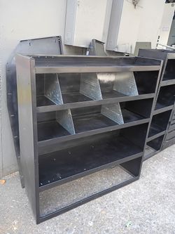 Heavy steel shelving
