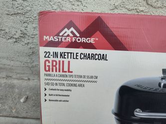 Master Forge 22 in Charcoal Kettle BBQ Grill