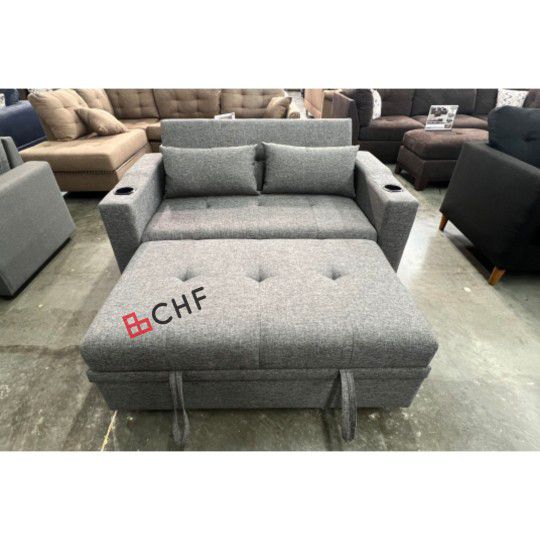 Living room convertible loveseat pull out bed 