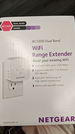 NETGEAR AC1200 dual band WiFi Range Extender
