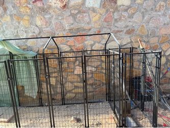 8-ft L x 4-ft W x 6-ft H Dog Kennel