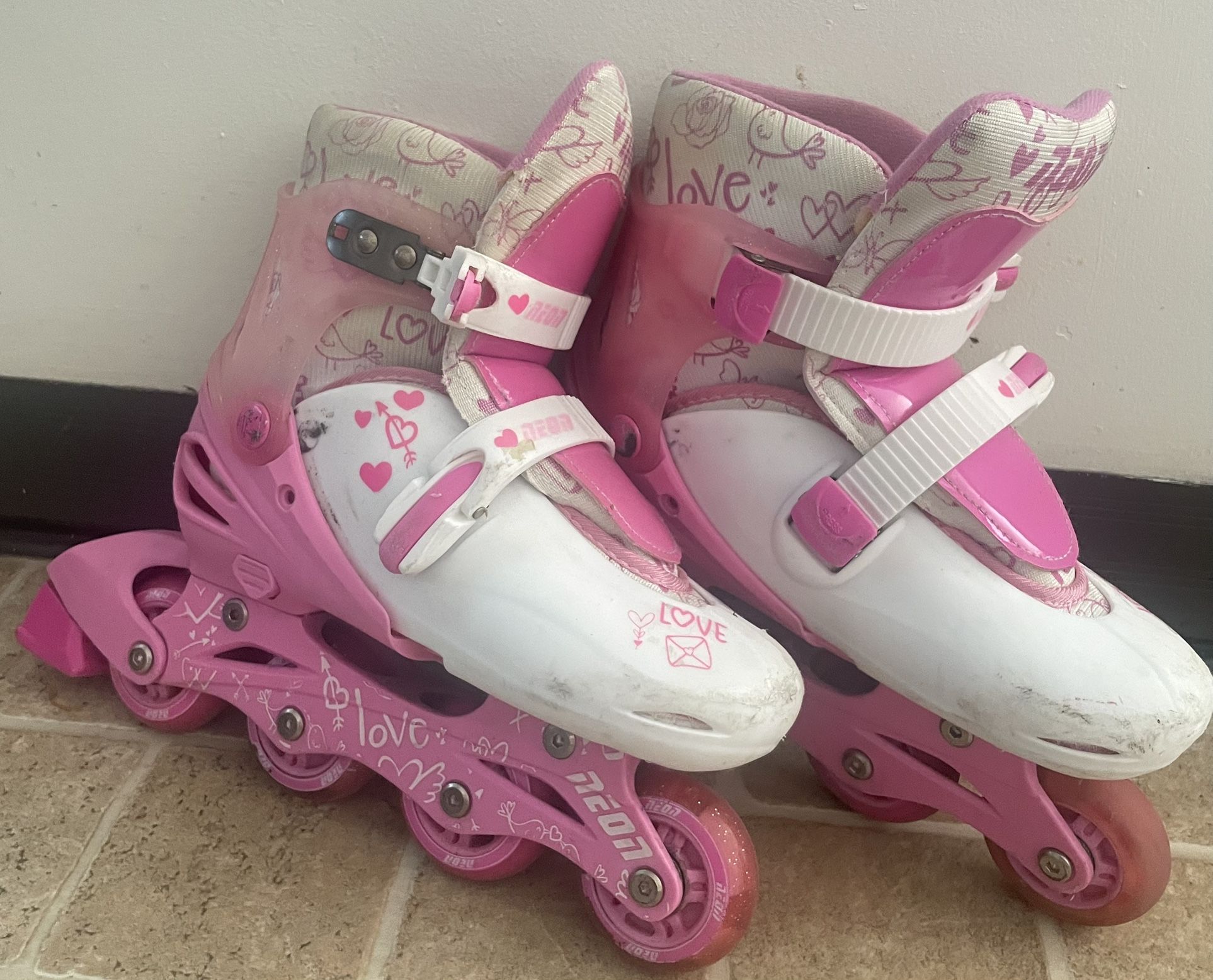 Roller Skates Inline – Size 3-6 (Girls) – Used