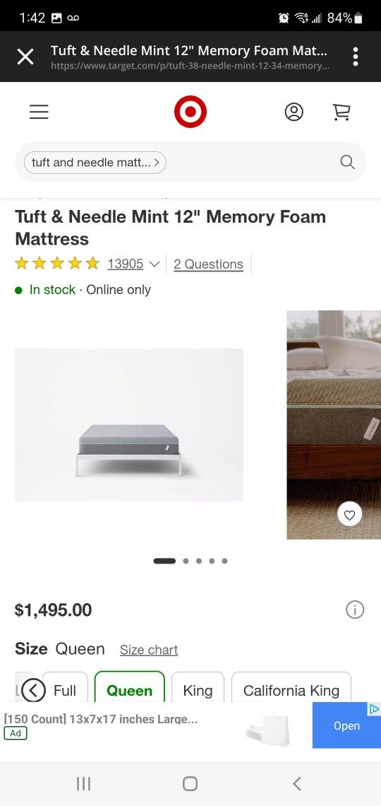 Tuft & Needle Mattress