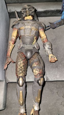 NECA City Hunter Predator 2 Battle Damaged Unmasked Figure