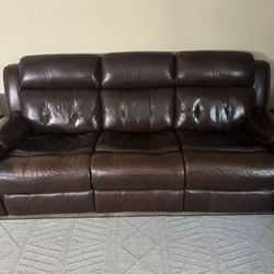Leather Couch 3 Seater