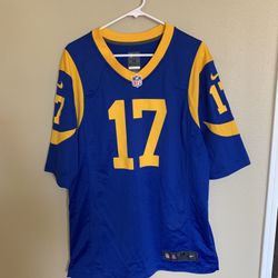 Men Nike LA Rams Robert Woods 17 Jersey Blue Jersey Medium. Good Condition.