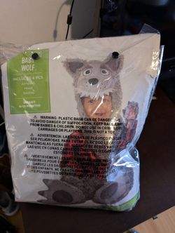 Baby Wolf Costume 12 Months Size