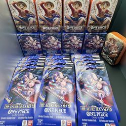 One Piece- tins, double packs, sleeved boosters