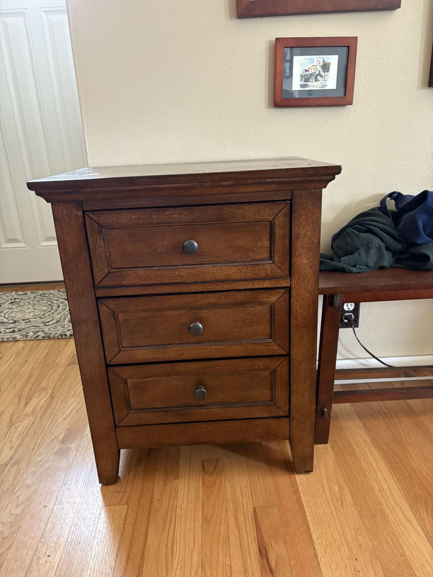 San Mateo Tuscan Brown 3-drawer Nightstand