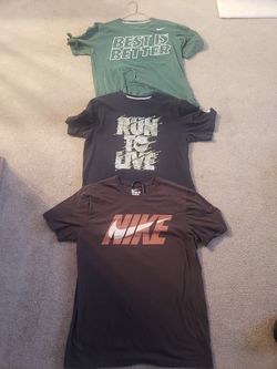 3 Large Nike shirts