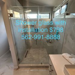 Shower Glass Swing Door Shower Enclosure 