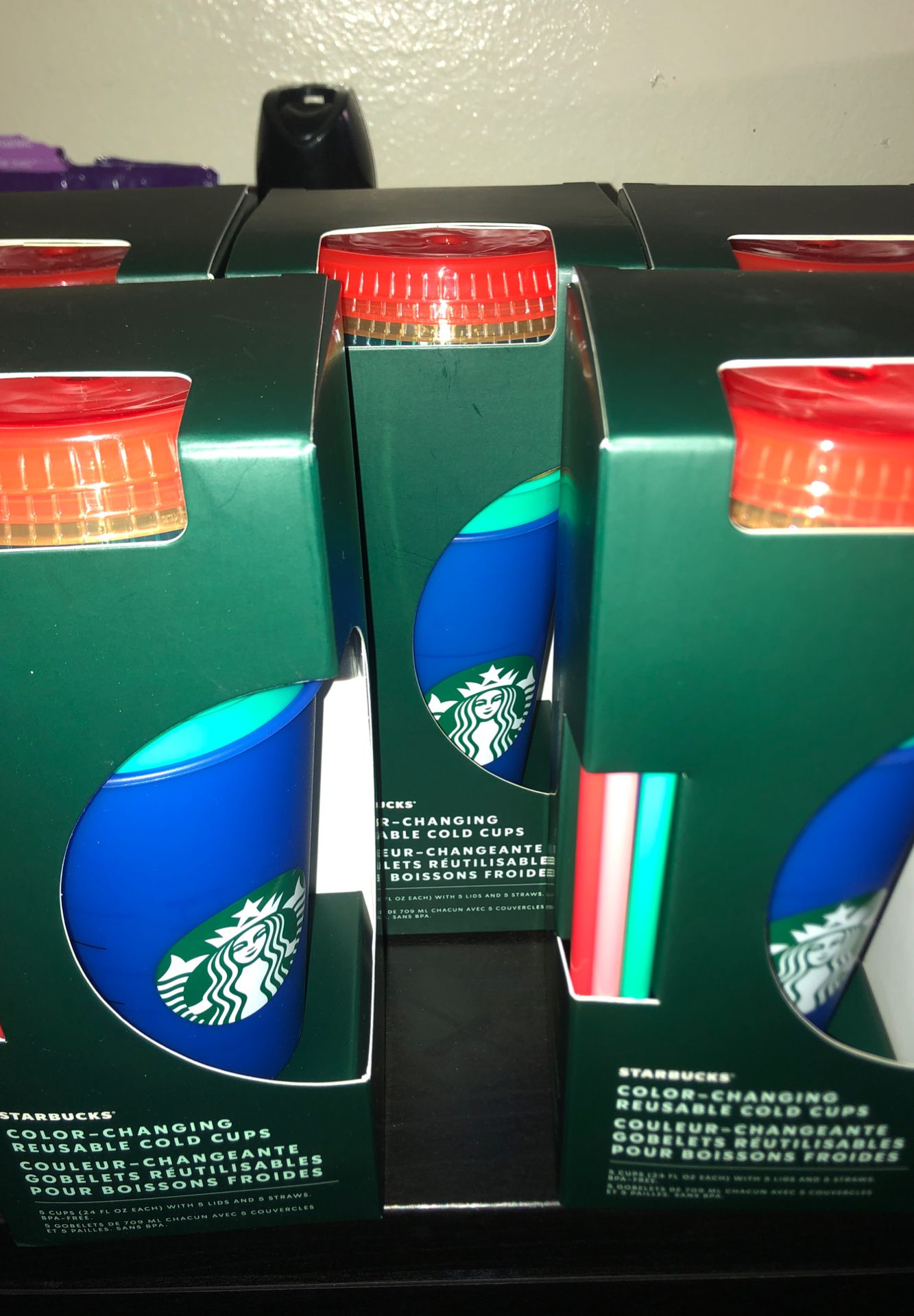 Starbucks Color changing collectibles