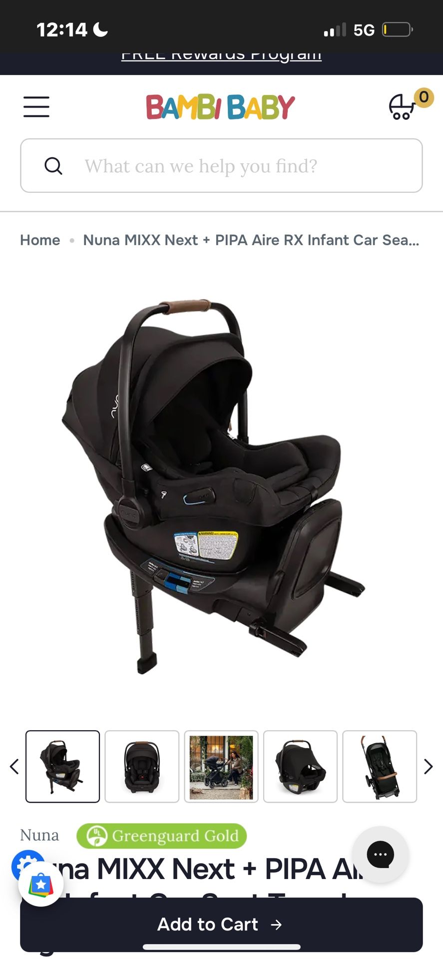 Stroller Nuna Travel System 