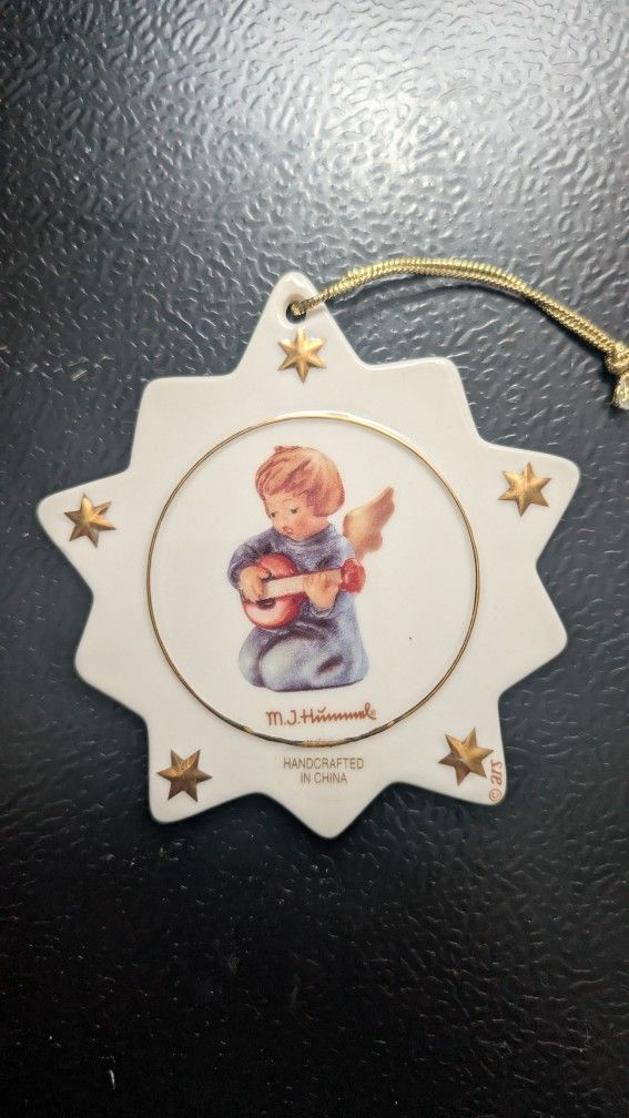 M J Hummel Porcelain Angel Star