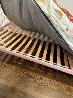 Twin size bed from ikea can also be a toddler bed