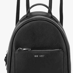 Nine West Backpack Purse ~ Black