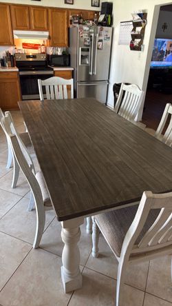 Table and chairs