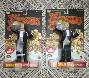 WWE Superstars Ted DiBiase Action Figure Lot of 2 Black Card Chase