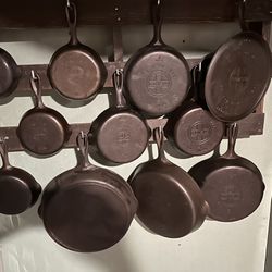 Cast Iron Cookware. Skillets Pot Pan Griddles Wagner Erie Griswold Rare Pieces 