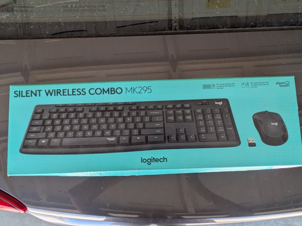 New wireless keyboard and mouse combo