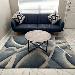 Sofa With Tea Table And Mirror(Price Negotiable)