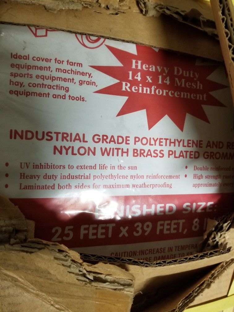 HD Silver TARP 25 Foot X 39.8 Foot