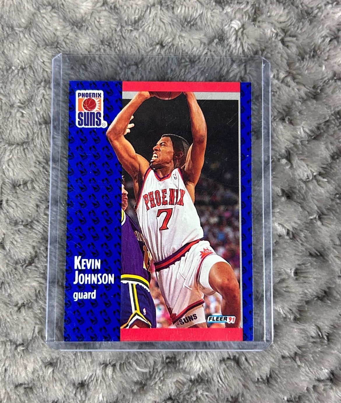 1991 Fleer Kevin Johnson Phoenix Suns Card