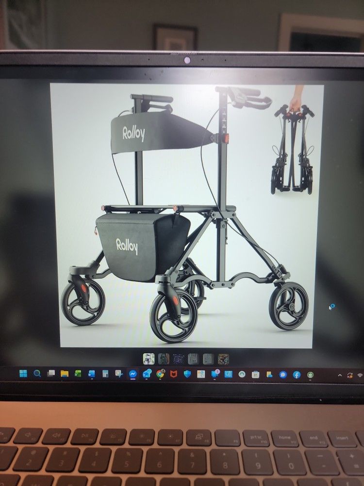 Rolloy Folding Walker Mobility Aid