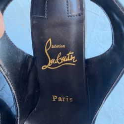 Christian Louboutin Black Patent Heels