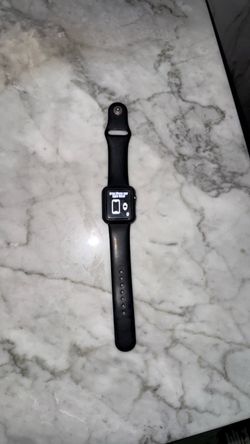 Apple Watch with Black Sport Band