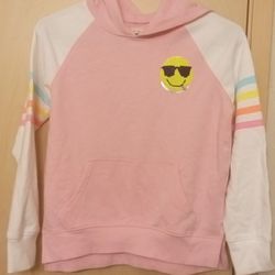Oshkosh Hoodie Sequin Smiley Face Changes Color