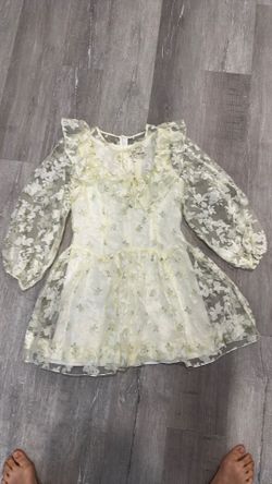 Rosie Posie floral “Limeade” dress - NEW