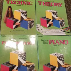 Piano books (4) Bastien level 3 Set of 4 books